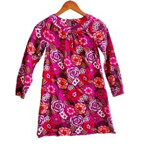 8 Lands End corduroy floral dress